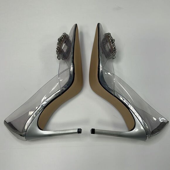 Good American Women’s Glass Cinder-f*cking-rella Pump Size 9 - Picture 4 of 7